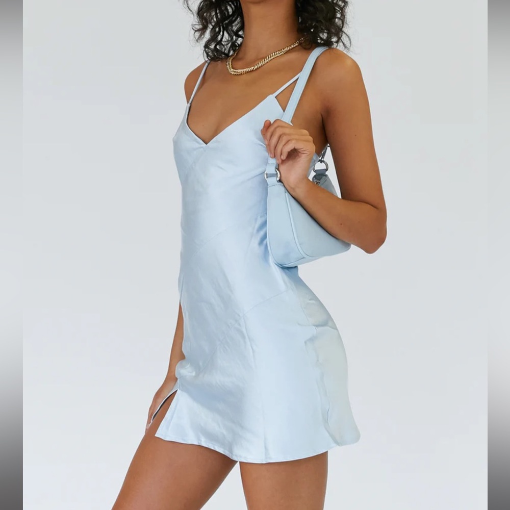 Princess Polly Malitha Mini Dress Blue - Picture 4 of 4